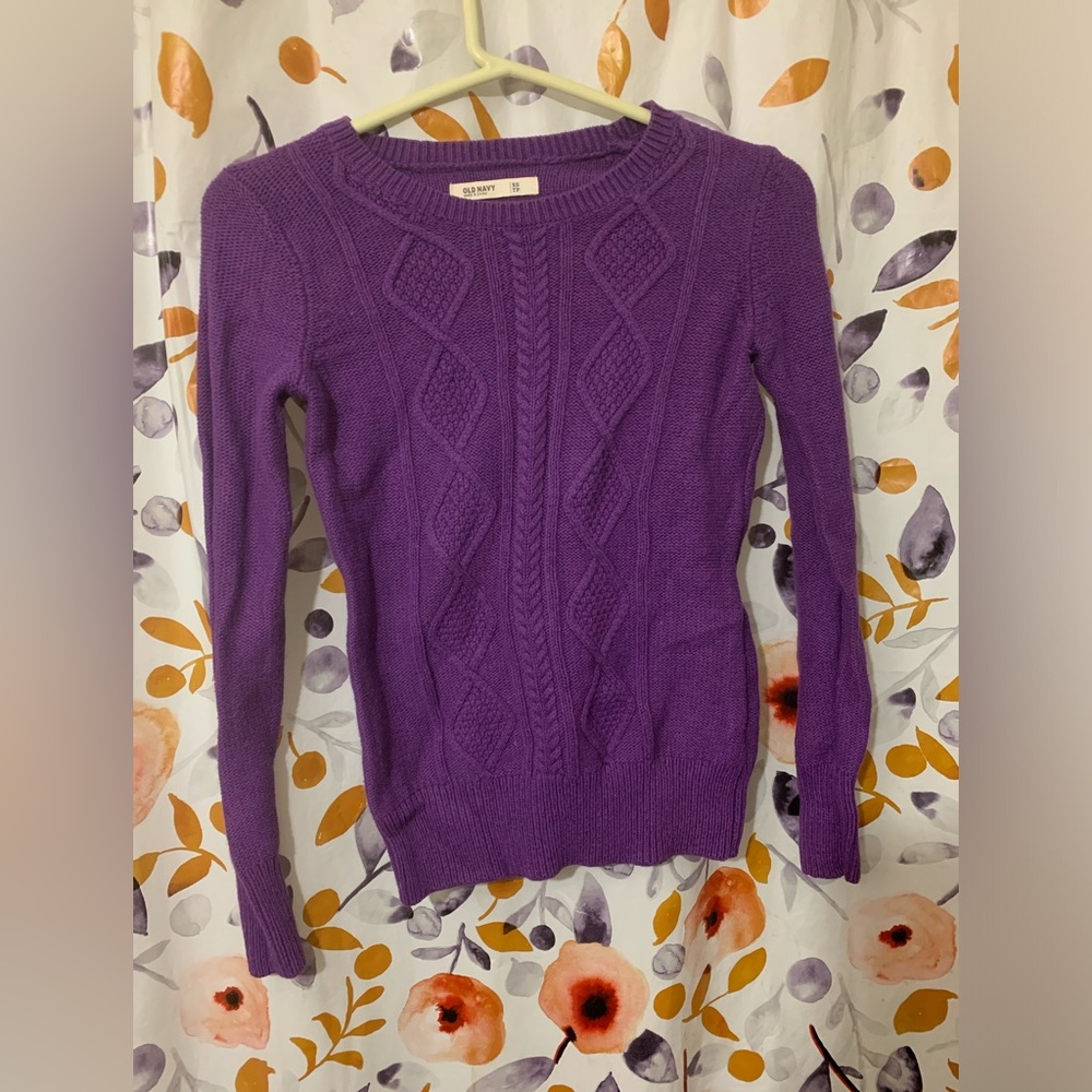 🔥 5/$25 Old Navy Cable-Knit Sweater Sz XS